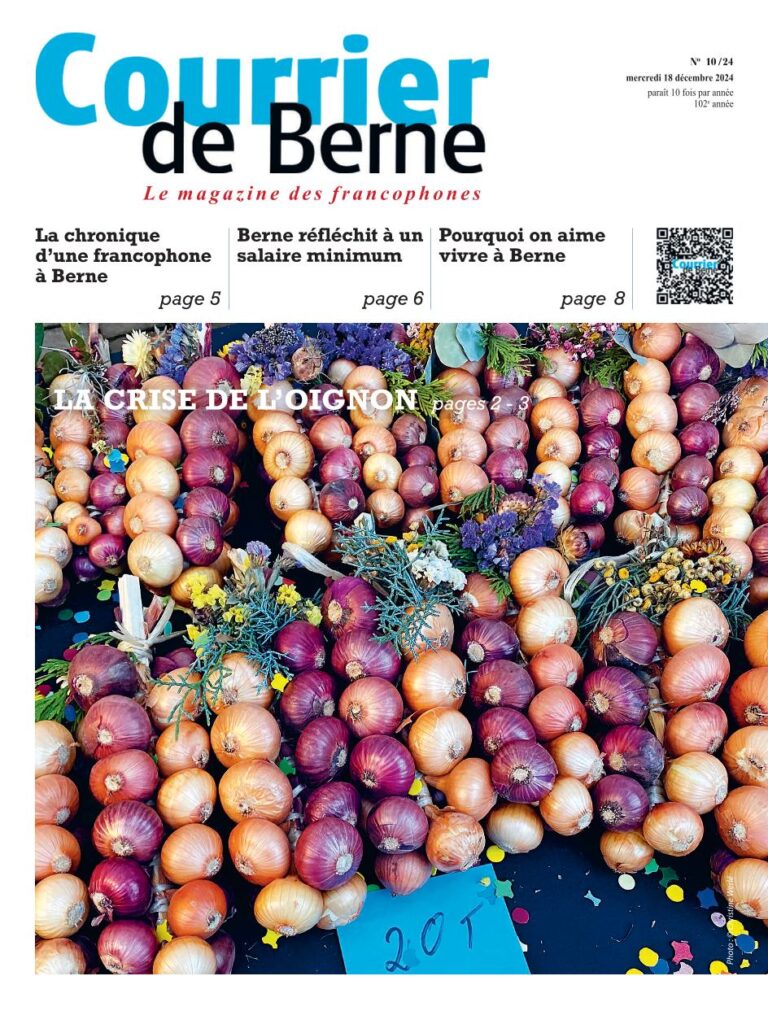 Page de garde du Courrier de Berne 10/2024